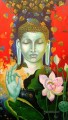 budismo de buda y loto